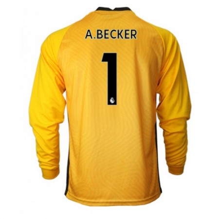 Fotballdrakt Liverpool A.Becker 1 Keeper Bortetrøye 2020-2021 Langermet